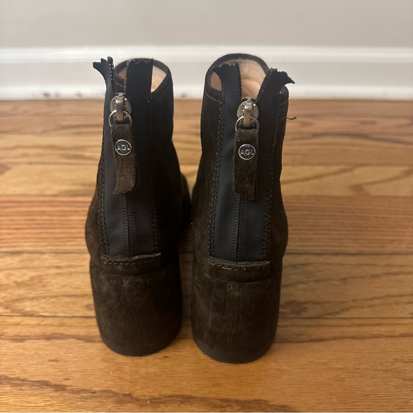 AGL bootie grey print suede- Size 38 - Picture 5 of 6